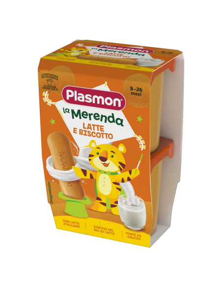 PLASMON МЛЕЧЕН ДЕСЕРТ С БИШКОТИ