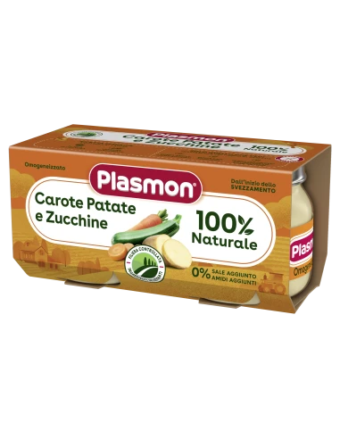 PLASMON МОРКОВИ С КАРТОФИ И ТИКВИЧКИ, 6+М
