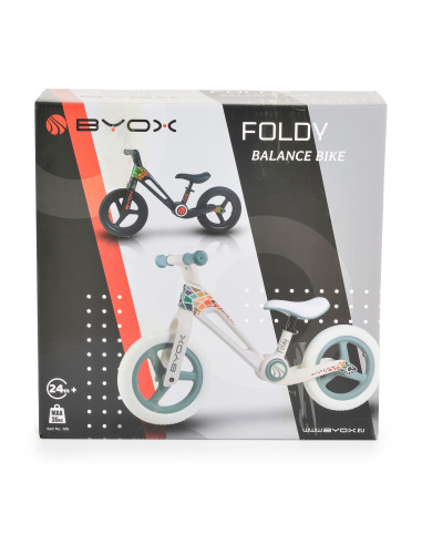 Велосипед балансиращ Foldy зелен