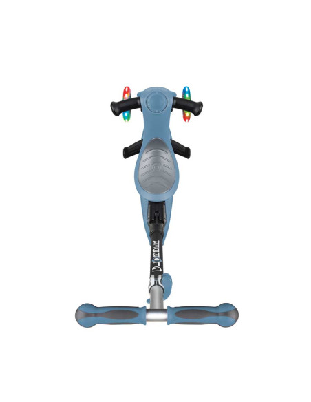 Тротинетка с родителски контрол 5 в 1, GO UP Deluxe Lights - Пастелно синя