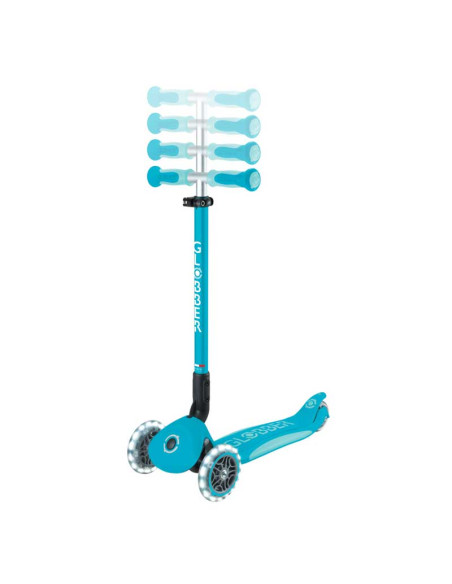 Тротинетка 5 в 1 GLOBBER GO UP DELUXE LIGHTS 360° - аква