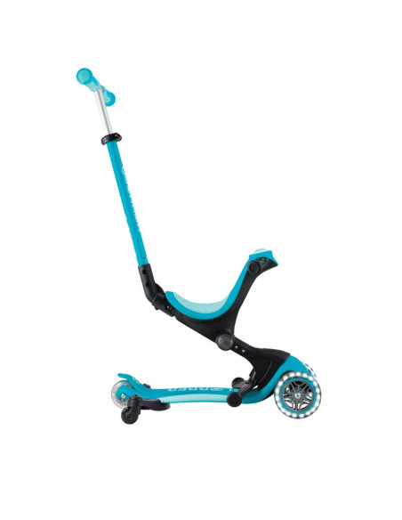 Тротинетка 5 в 1 GLOBBER GO UP DELUXE LIGHTS 360° - аква