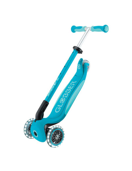 Тротинетка 5 в 1 GLOBBER GO UP DELUXE LIGHTS 360° - аква