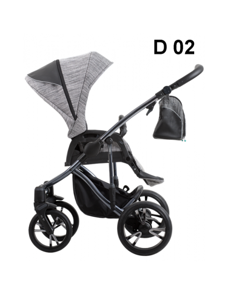 Бебешка количка 2в1 Bebetto - BRESSO Premium Class Dark-02dark