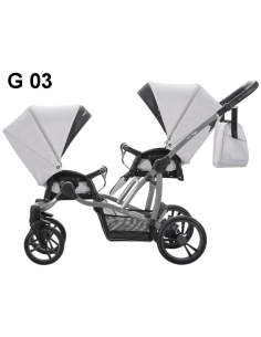 Бебешка количка за близнаци 2в1 Bebetto 42-423g