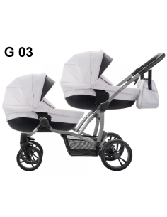 Бебешка количка за близнаци 2в1 Bebetto 42-423g 2