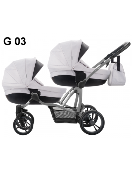 Бебешка количка за близнаци 2в1 Bebetto 42-423g