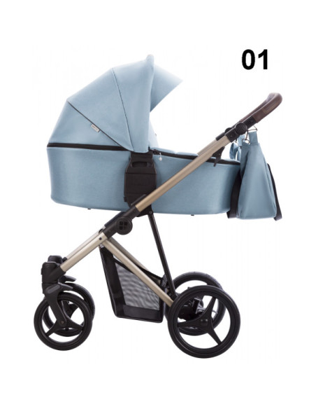 Бебешка количка 2в1 Bebetto - Flavio Premium Class Sand-FLSA01