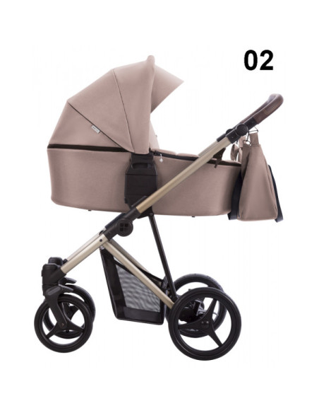 Бебешка количка 2в1 Bebetto - Flavio Premium Class Sand-FLSA02