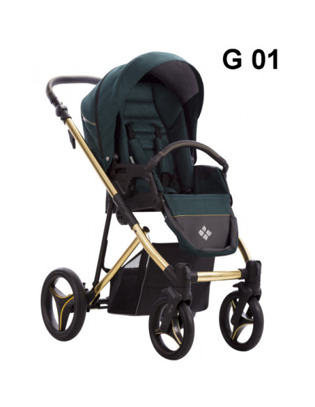 Бебешка количка 2в1 Bebetto - Flavio Premium Class Gold-FG01