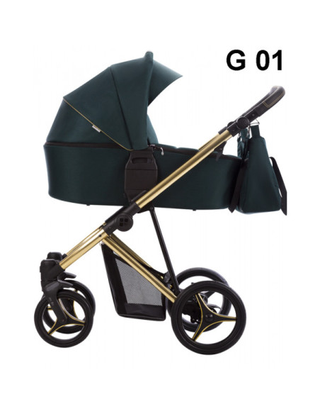 Бебешка количка 2в1 Bebetto - Flavio Premium Class Gold-FG01
