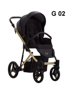 Бебешка количка 2в1 Bebetto - Flavio Premium Class Gold-FG02