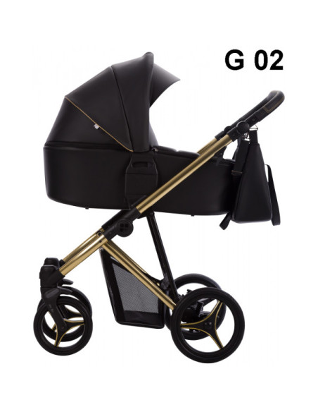 Бебешка количка 2в1 Bebetto - Flavio Premium Class Gold-FG02