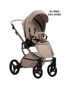 Бебешка количка 2в1 Bebetto - LUCA X EVA MINGE-L.M.PRO.