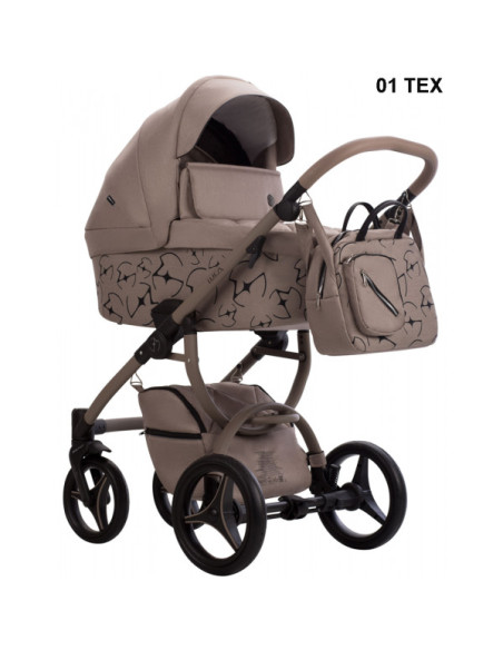 Бебешка количка 2в1 Bebetto - LUCA X EVA MINGE-L.M.TEX