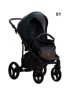 Бебешка количка 2в1 Bebetto - BRESSO ONYX-BO01