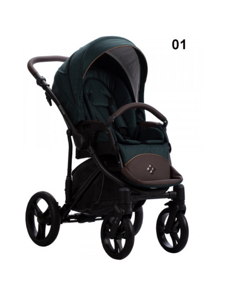 Бебешка количка 2в1 Bebetto - BRESSO ONYX-BO01