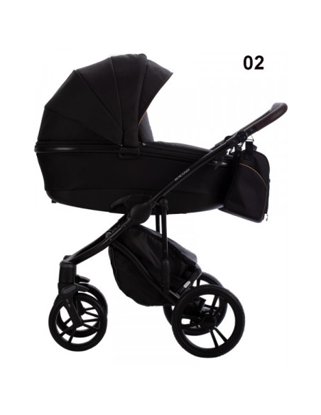 Бебешка количка 2в1 Bebetto - BRESSO ONYX-BO02