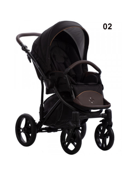 Бебешка количка 2в1 Bebetto - BRESSO ONYX-BO02