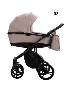 Бебешка количка 2в1 Bebetto - BRESSO ONYX-BO03 2