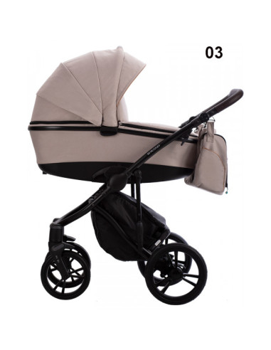 Бебешка количка 2в1 Bebetto - BRESSO ONYX-BO03