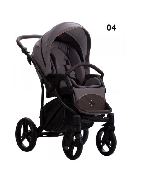 Бебешка количка 2в1 Bebetto - BRESSO ONYX-BO04