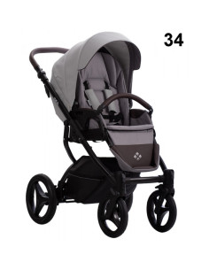 Бебешка количка 2в1 Bebetto Luca Pro NEW - еко кожа-pron34