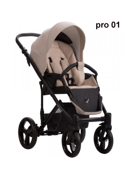 Бебешка количка 2в1 Bebetto Magnum LIGHT PRO - Еко кожа-M.PR01