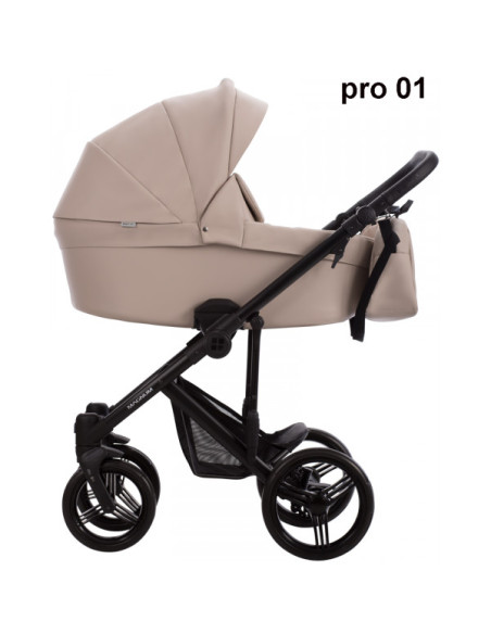 Бебешка количка 2в1 Bebetto Magnum LIGHT PRO - Еко кожа-M.PR01