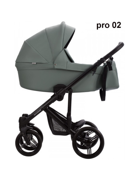 Бебешка количка 2в1 Bebetto Magnum LIGHT PRO - Еко кожа-M.PR02