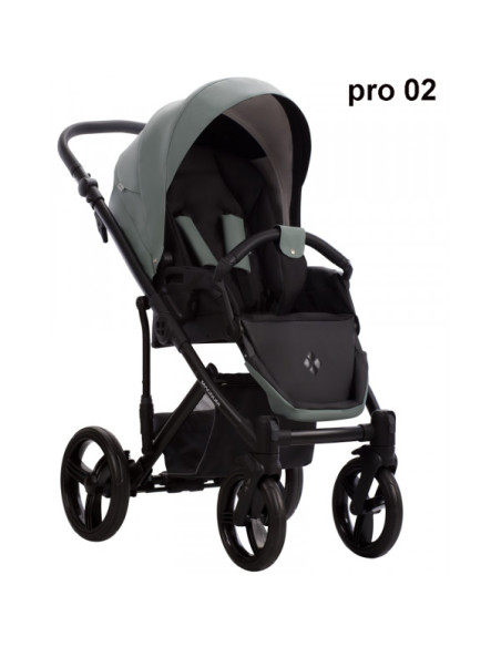 Бебешка количка 2в1 Bebetto Magnum LIGHT PRO - Еко кожа-M.PR02