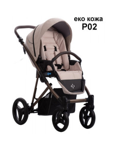 Бебешка количка 2в1 Bebetto - Flavio Choco-fl.ch.02