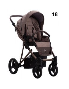 Бебешка количка 2в1 Bebetto - Flavio Choco-fl.ch.18
