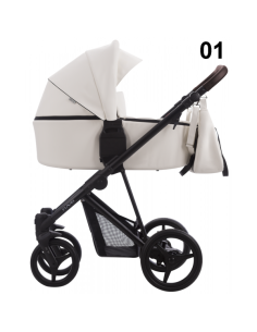 Бебешка количка 2в1 Bebetto Flavio Pro - еко кожа-fpro01