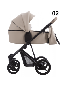 Бебешка количка 2в1 Bebetto Flavio Pro - еко кожа-fpro02