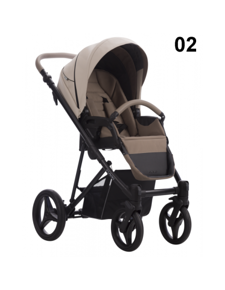 Бебешка количка 2в1 Bebetto Flavio Pro - еко кожа-fpro02