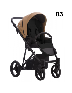 Бебешка количка 2в1 Bebetto Flavio Pro - еко кожа-fpro03