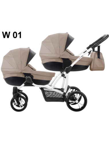 Бебешка количка за близнаци 2в1 Bebetto 42-421w