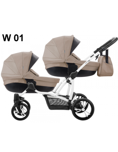 Бебешка количка за близнаци 2в1 Bebetto 42-421w