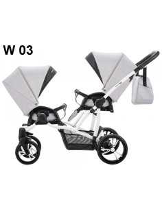 Бебешка количка за близнаци 2в1 Bebetto 42-423w
