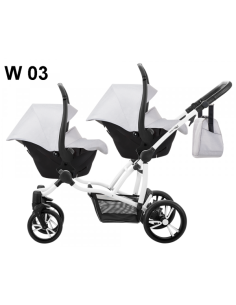 Бебешка количка за близнаци 2в1 Bebetto 42-423w 2