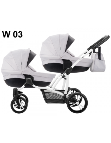 Бебешка количка за близнаци 2в1 Bebetto 42-423w