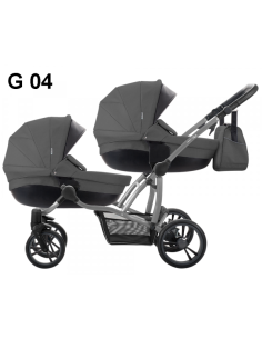 Бебешка количка за близнаци 2в1 Bebetto 42-424g