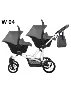 Бебешка количка за близнаци 2в1 Bebetto 42-424w