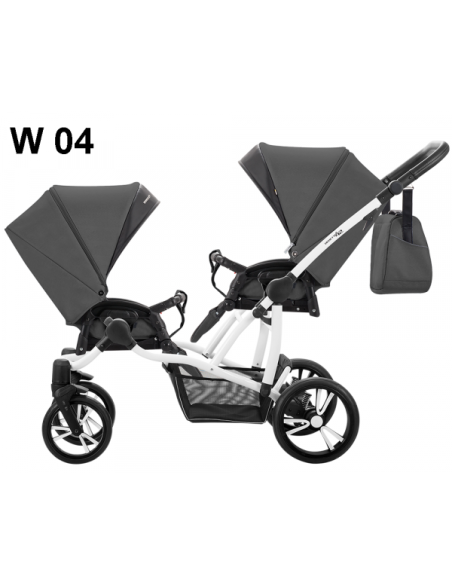 Бебешка количка за близнаци 2в1 Bebetto 42-424w