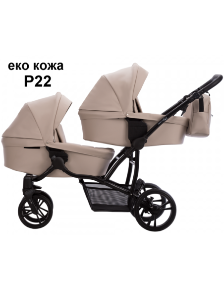 Бебешка количка за близнаци 2в1 Bebetto 42-22p.