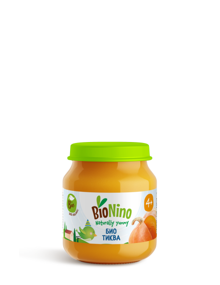 BioNino БИО ПЮРЕ ТИКВА, 4м+ 120 гр