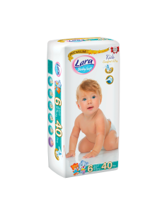 Пелени Lara Premium №6 16+ кг х40 бр