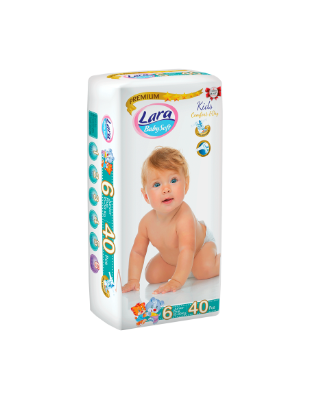 Пелени Lara Premium №6 16+ кг х40 бр