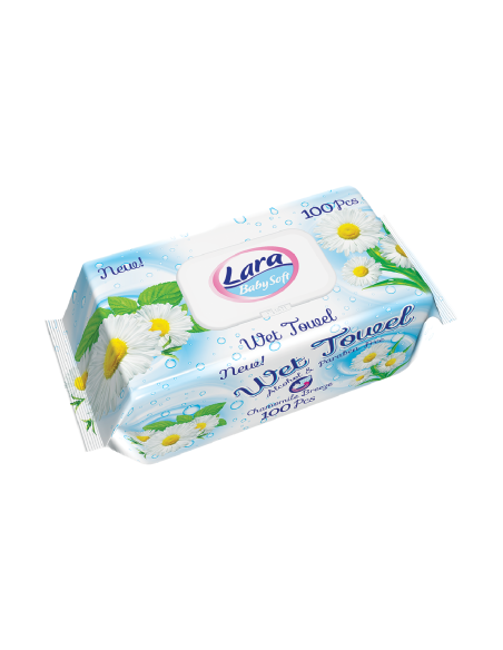 Мокри кърпи Lara 100бр Лайка
